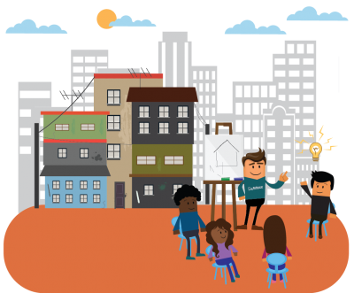 Reunião comunitária para discutir os processos de reordenamento comunitário